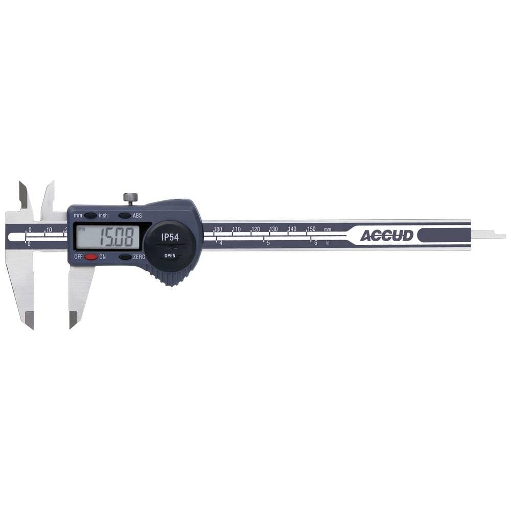 Accud 1601071 Digitaler Messschieber 150 mm IP54