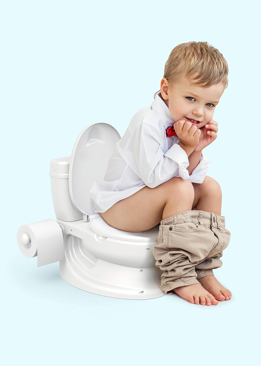 TOY-LET - Kindertoilette - Töpfchen-Trainer für Kindern mit einem realistischen Toilettendesign für
