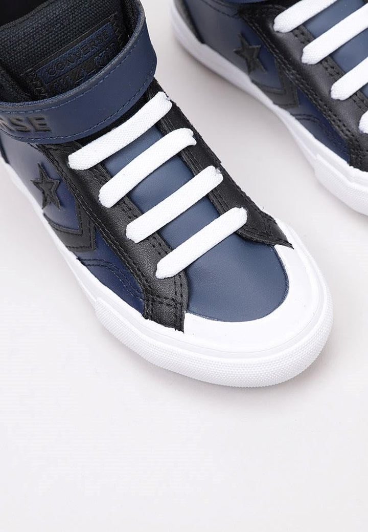 Converse Pro Blaze Strap Sneaker blu da bambino A04836C 27 EU Navy Black White, 27 EU Navy Black Whi