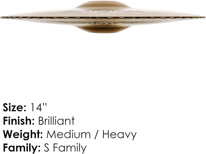 Zildjian S Family Series - 14" Mastersound Hi-Hat Cymbals - Pair 14 Zoll Master Sound, 14 Zoll Maste