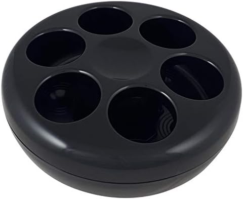 Helios Pure Flaschenkühler, Kunststoff, Schwarz, für 6 Flaschen für 6 Flaschen Schwarz, für 6 Flasch