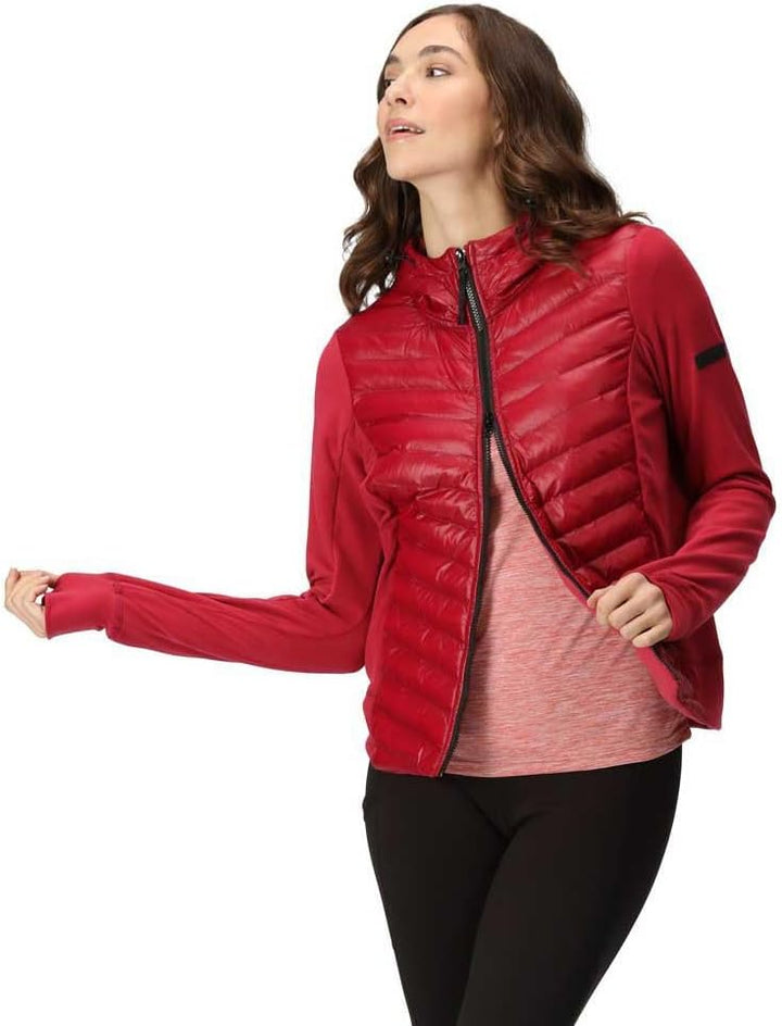 Regatta Damen Regatta Andreson Viii Hybridjacke für Damen Insulated Jacket 36 Rumba, Rot, Schwarz, 3