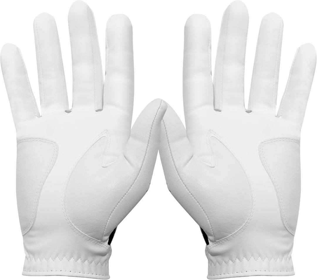 FootJoy WeatherSof Golfhandschuh für Damen, Weiss Weiss/opulenter Garten S Beidhändig, Weiss/opulent