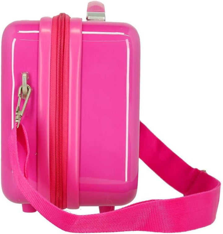 Disney Encanto Kulturbeutel, anpassbar, mit Umhängetasche, rosa, 29 x 21 x 15 cm, starr, ABS 9,14 l