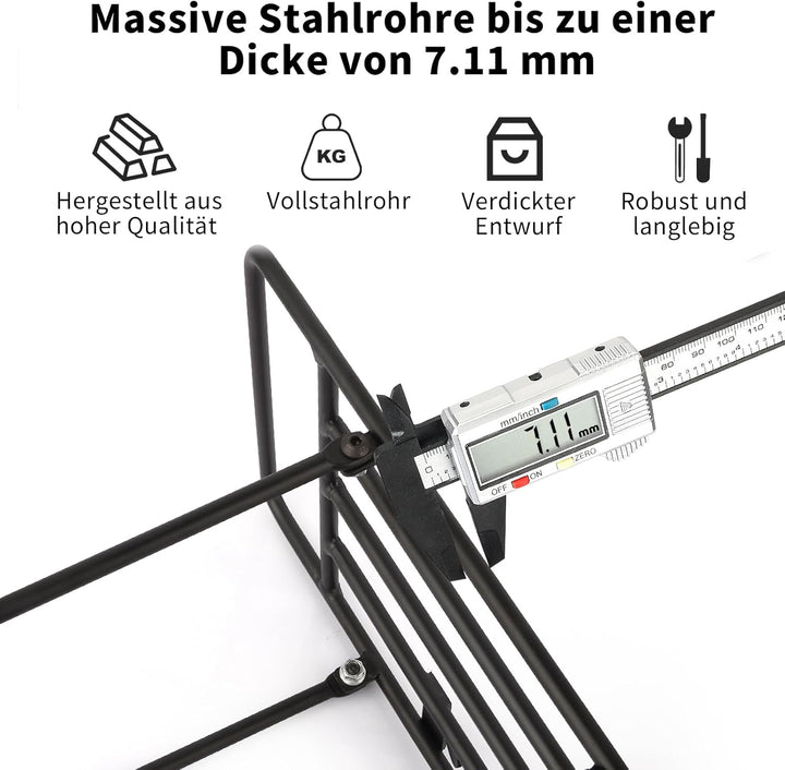 E Scooter Gepäckträge Hinten Rack Kompatibel mit MAX G30 Essential Elektroroller Verdickter Stahl so