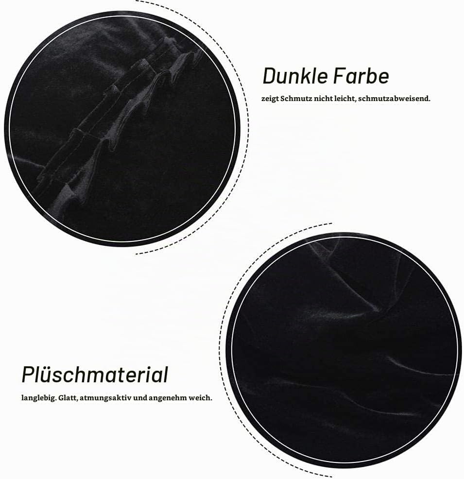 Volle Klavierabdeckung, 5 Farben Modische Pleuche-Klavierabdeckung Klavierstaubabdeckung Instrumente