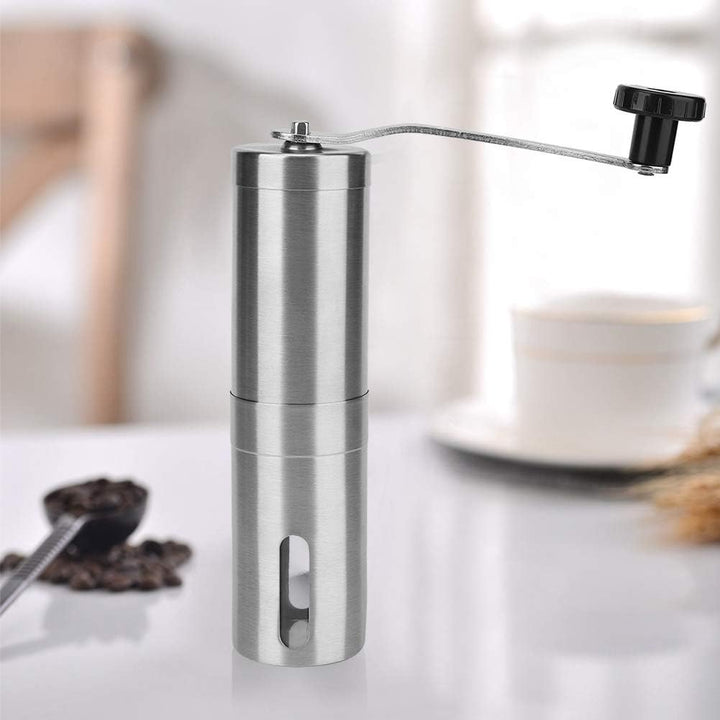 Handheld Edelstahl KaffeemüHle，Kaffeemühle Manuell，Rostfrei Und Langlebig, Leicht Zu Reinigen, leich