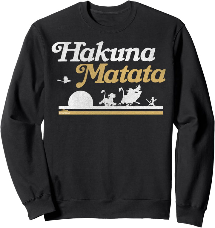 Disney Lion King Hakuna Matata Retro Walk Sweatshirt