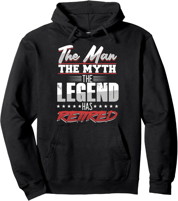 Mann Legende Ruhestand Urlaub Frei Rente Rentner Geschenk Pullover Hoodie