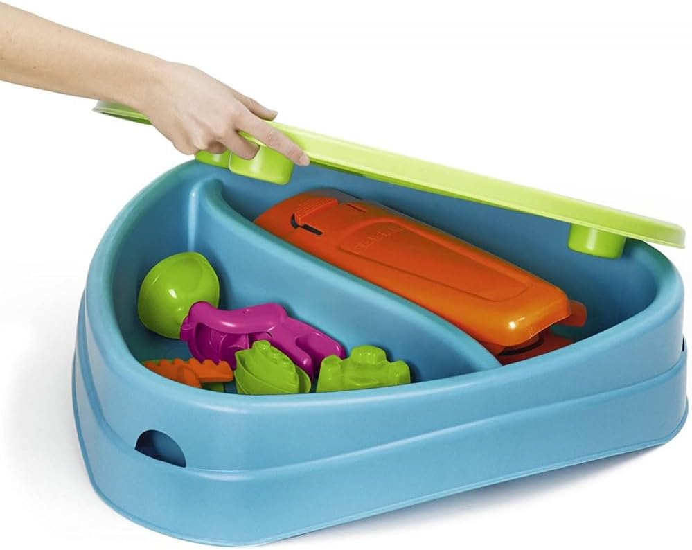 FEBER- Spielinsel Tisch, Spieltisch mit Abdeckung und Zubehör, Famosa (800010238)