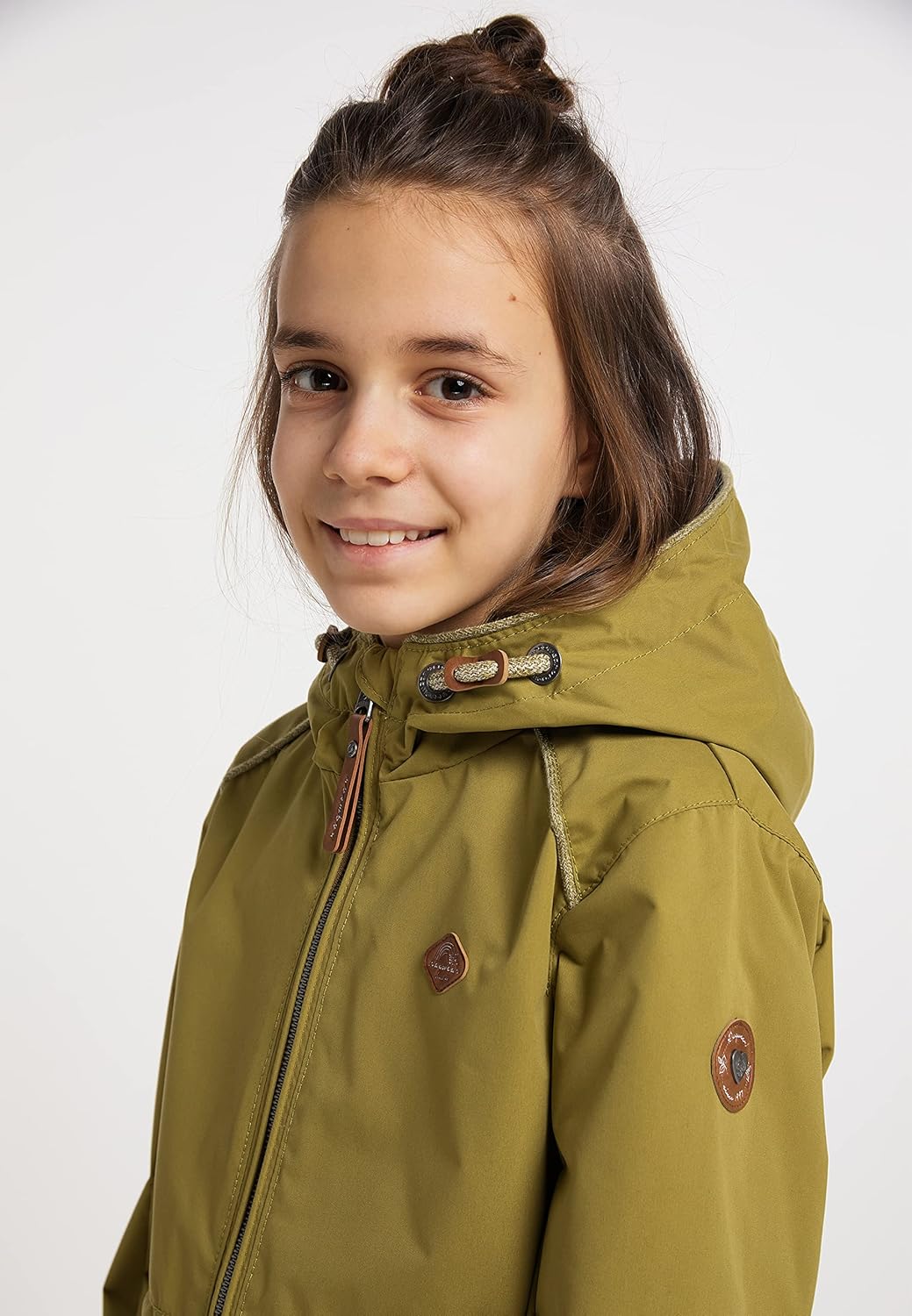 Ragwear Layra Mädchen Jacke Sommerjacke Kinder Übergangsjacke Wasserabweisend Parka Mantel 128 LIGHT