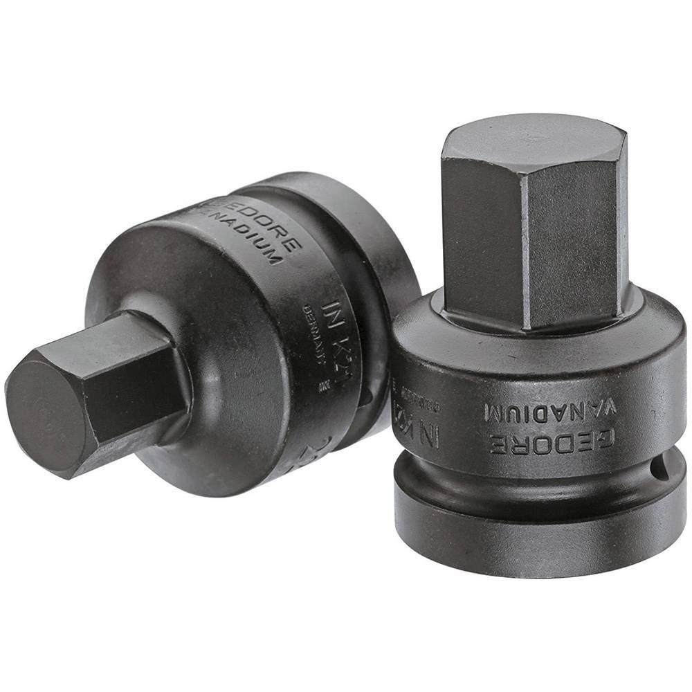 GEDORE Kraftschraubereinsatz 1 Zoll, Innen-6-kant 30 mm, 1 Stück, IN K 21 30, 30 mm