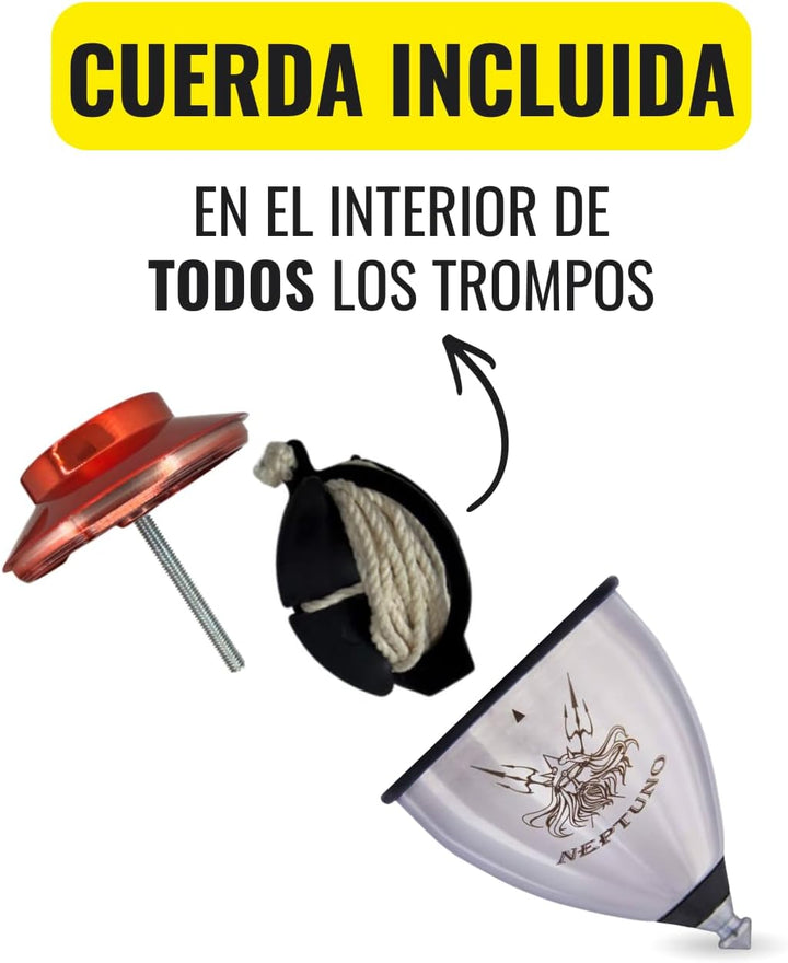 TROMPOS SPACE NRRJCUER rot Gerardo Montero y Javi De María Neptun Roller Geschenkseil, Mediano