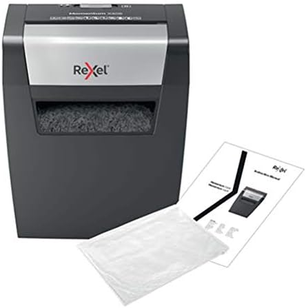 Rexel Aktenvernichter Momentum X406, Partikelschnitt, 7-6 Blatt A4 (70-80 g/m²) Kapazität, Sicherhei