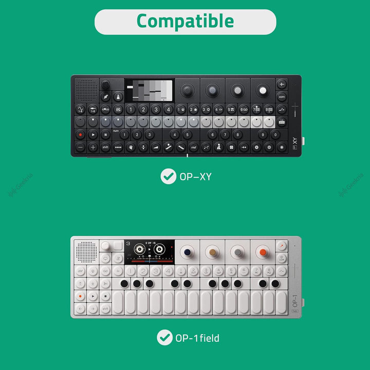 GEEKRIA Hartschalen-Reisetasche, Drum-Machine-Tasche Kompatibel mit Teenage Engineering OP-1 Field/O
