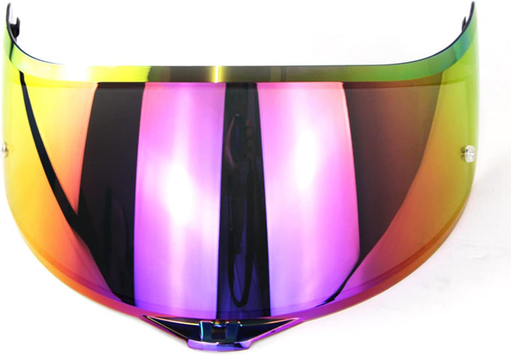 Aumotop Helmvisier Agv K5 K1 K3 SV Visier Helm Visier 26×13.5cm Farbbeschichtung Anti-UV-Fog-Scratch