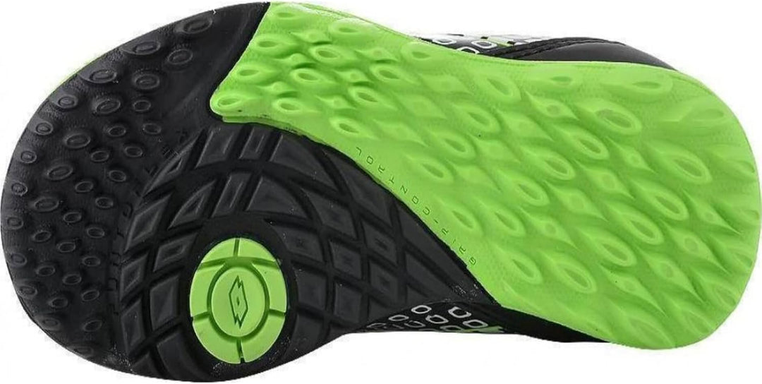 Lotto Spider 700 XIV TF Junior, Jungen, Black/White 30 EU Schwarz Weiss Grün, 30 EU Schwarz Weiss Gr