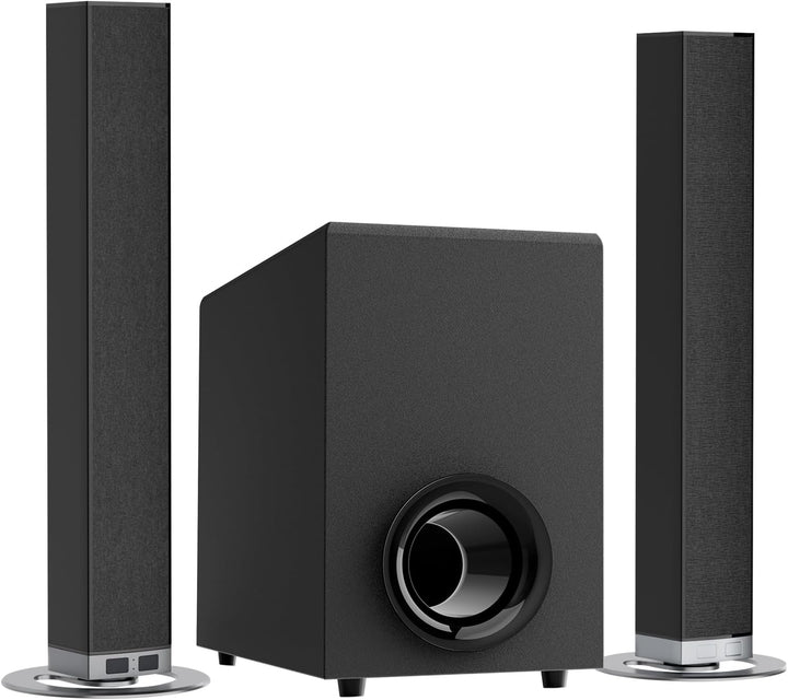 GarageRock Soundbar mit Subwoofer für TV Geräte, 120W 2-in-1 Soundbar TV Heimkino Soundsystem, 1 Set