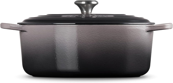 Le Creuset Signature Gusseisen-Bräter mit Deckel, Ø 31 cm, Oval, Für alle Herdarten und Induktion ge