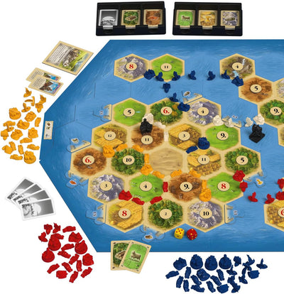 KOSMOS 682705 CATAN - Seefahrer, Erweiterung zu CATAN - Das Spiel, Brettspiel für 3-4 Personen ab 10