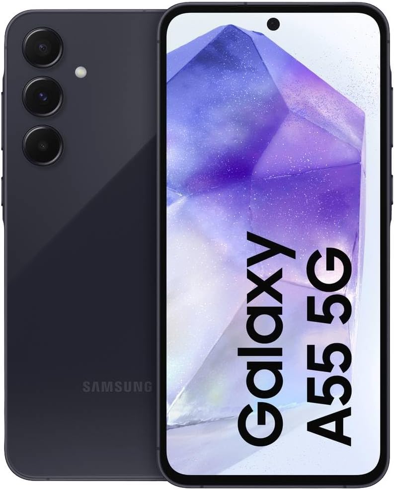 SAMSUNG Galaxy A55 5G Smartphone 256GB Mitternachtsblau