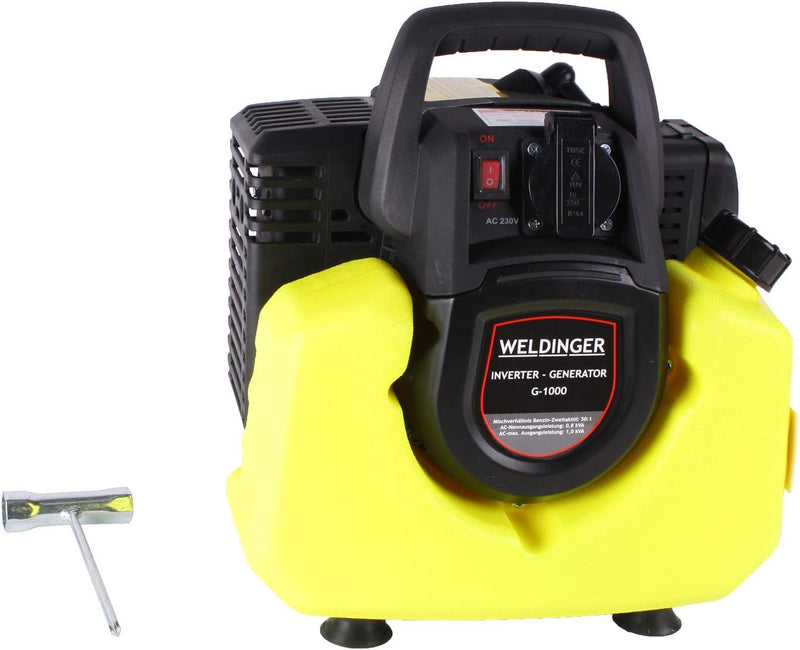 WELDINGER G1000 Generator im Taschenformat 8,5 kg 2-Takt 1000 W
