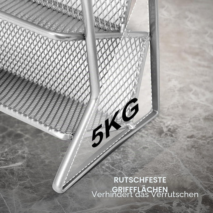 Youyijia 4-stöckiges Gewürzregal Stehend 2er-Set Gewürzregale für Gewürzdosen (45mm) für Gewürzstreu