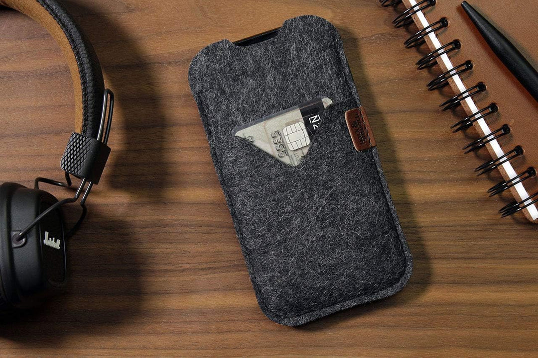Pack & Smooch Hülle für iPhone 11 Pro Max/Xs Max/iPhone 8 Plus | Tasche Shetland | 100% Merino Wollf