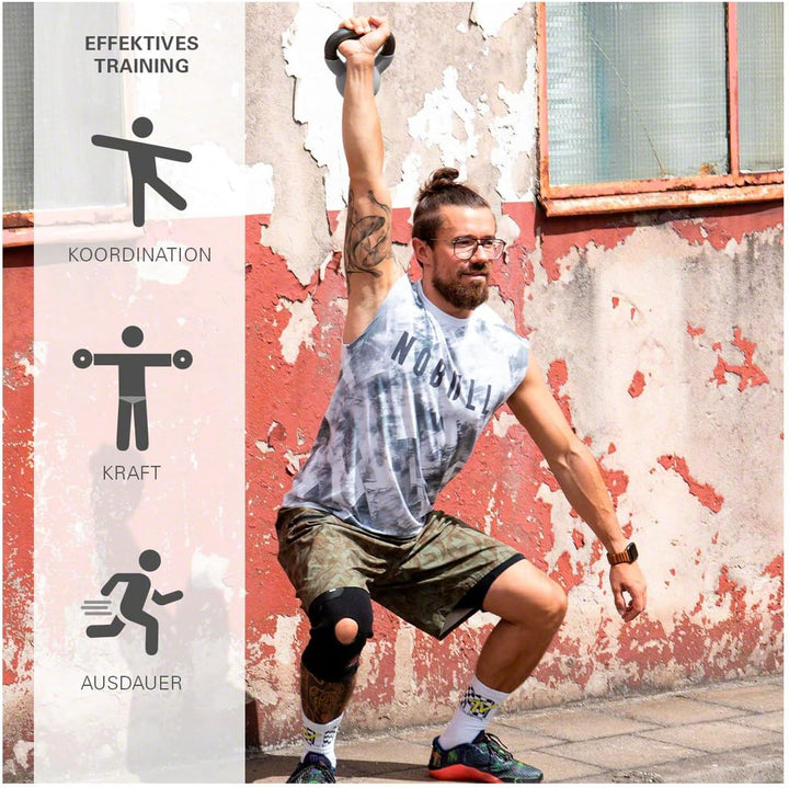 Sport-Tec Kettlebell, Kugelhantel, Workout, Fitness, Bodybuilding, Kurzhantel, Gewichtskugel, Schwun