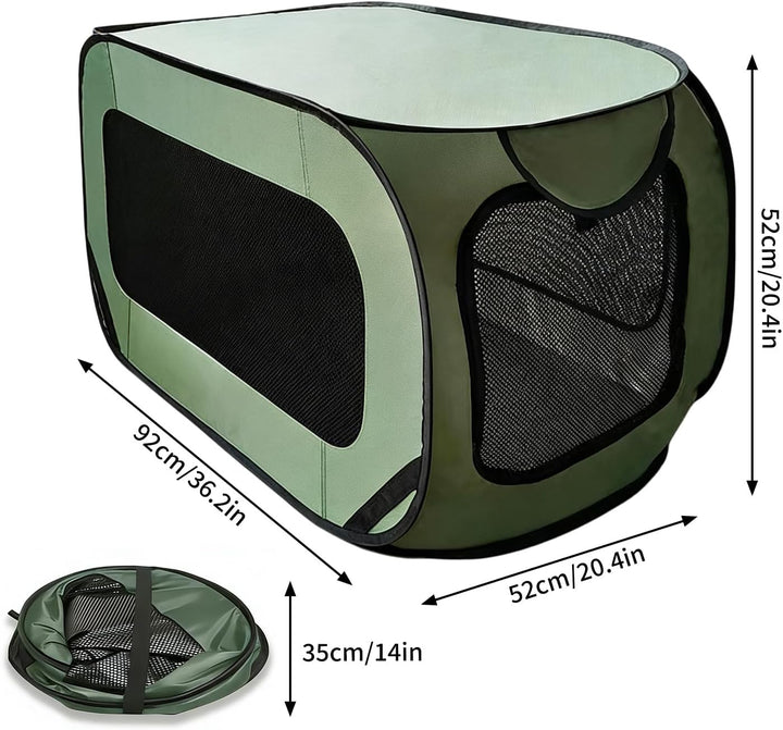 Faltbare Hundebox, Transportbox für Katze, Faltbare Katzen Transportboxen aus Oxforsd Stoff, Hundetr
