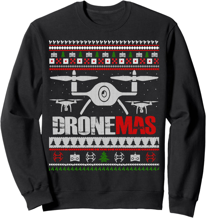Drone Lover Holiday Ugly Christmas Sweater Gift Ideas Sweatshirt