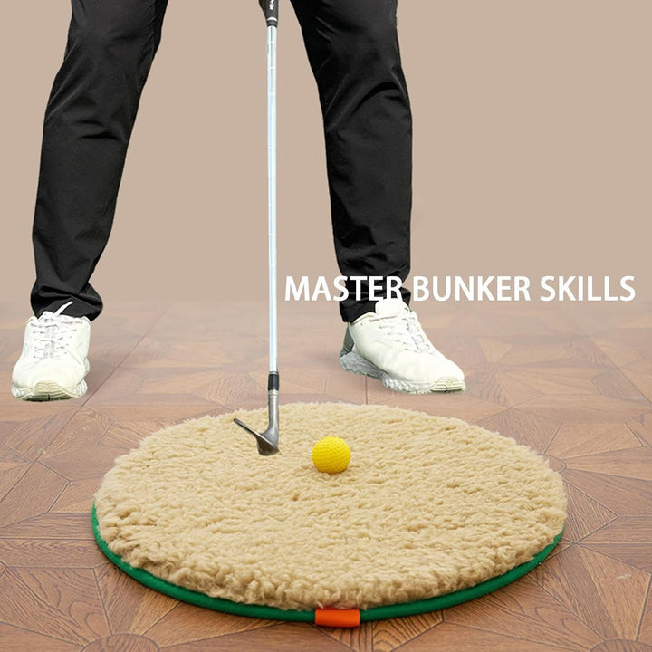 Golf Abschlagmatte - Golf Chipping Matte | Tragbare & Faltbare Sporttrainingsausrüstung Für Drinnen