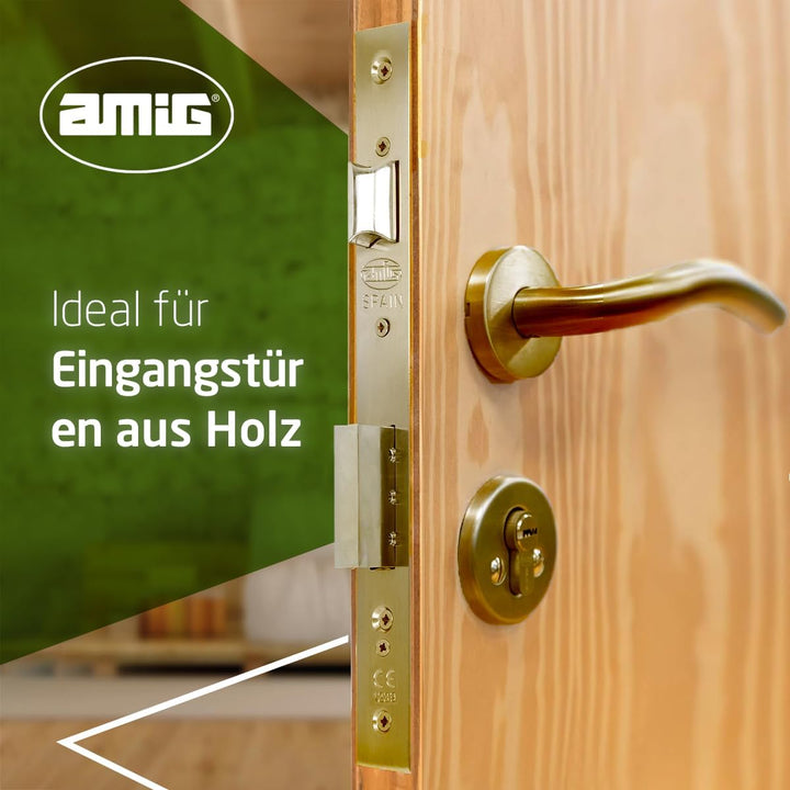 AMIG 8292 – Schloss 340 Messingüberzug Bunt, Bunt
