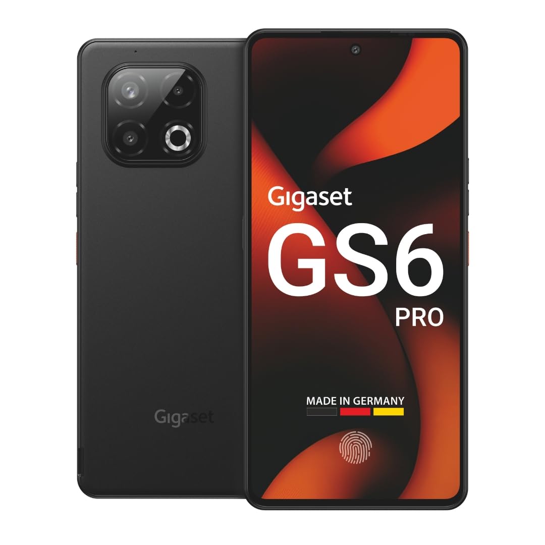 Gigaset GS6 PRO Smartphone – 256GB+8GB RAM - 6,67" FHD+ OLED-Display mit 120Hz - Octa-Core 5G Prozes