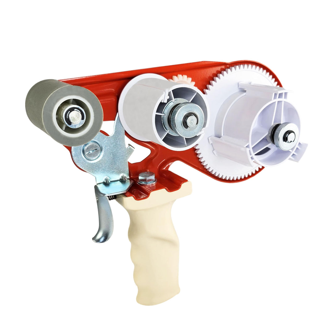 KLEBESHOP24 HANDABROLLER FÜR DOPPELSEITIGE KLEBEBÄNDER AUS PAPIERVLIES | Für reissbare doppelseitige