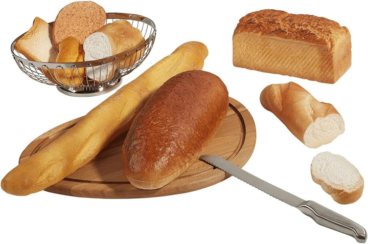 Deko Brot-Leib Lebensmittel-Attrappe braun 11,5 x 33 cm Dekoration