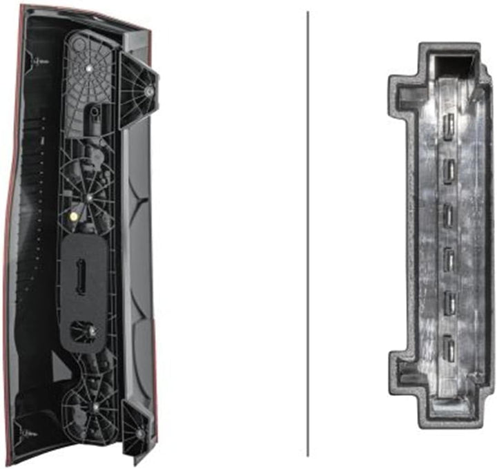 HELLA 2SK 013 253-221 Heckleuchte - Hybrid - ECE/CCC - für Rechtsverkehr/für Linksverkehr - rechts,