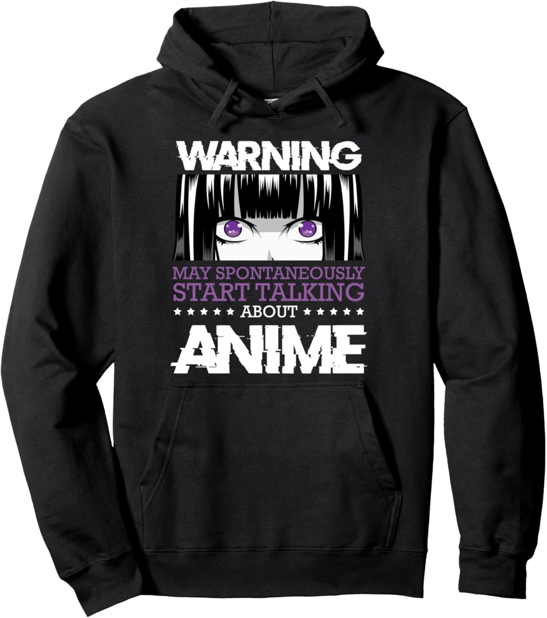 May Spontaneously Start Talking About Anime Manga Japan Pullover Hoodie