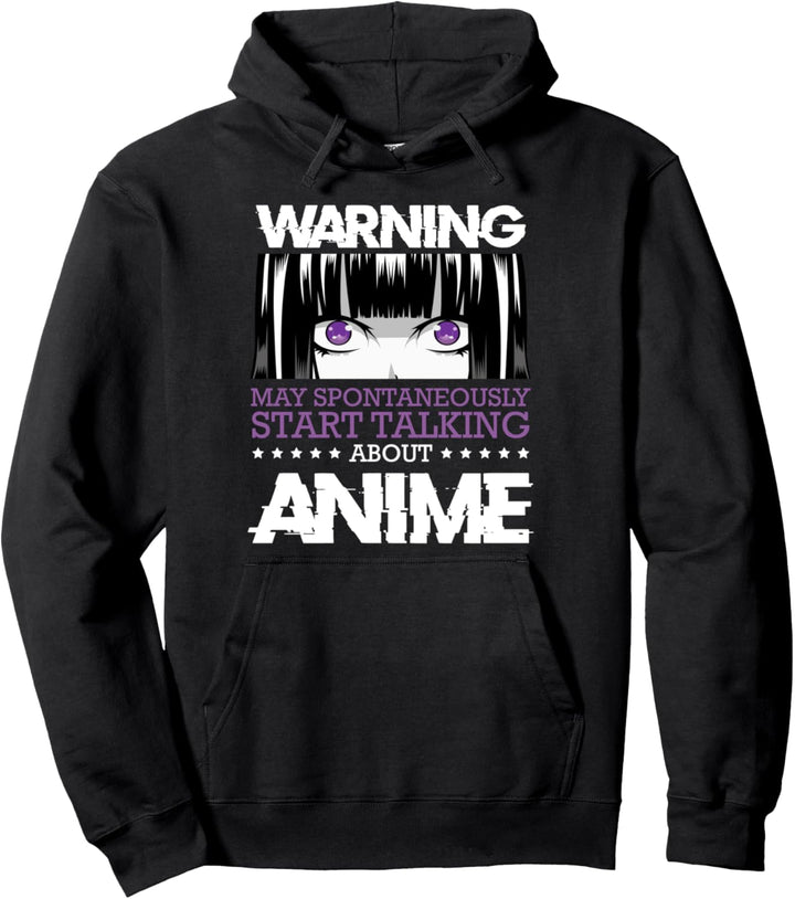 May Spontaneously Start Talking About Anime Manga Japan Pullover Hoodie