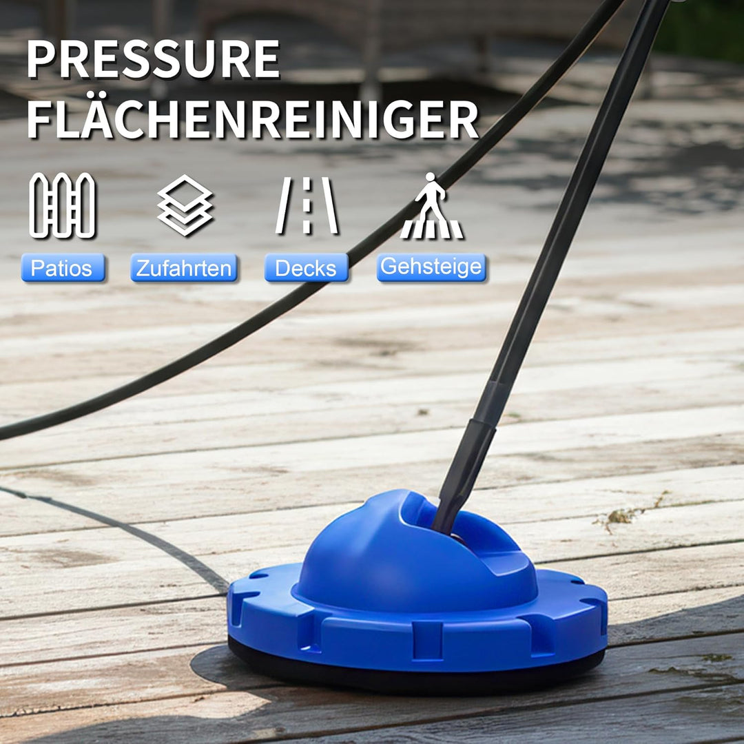 LANCHEZ Hochdruckreiniger 180 bar max Druck, Fördermenge 480 l/h, 7-in-1-Zubehör Kit (500ml Schaumsp