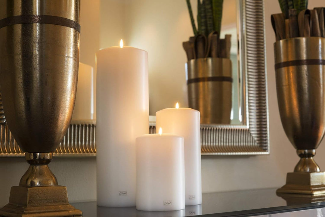 Qult Farluce Classic • Teelichthalter in Kerzenform • Kerze • Kunststoffkerze in Kerzenoptik • Teeli
