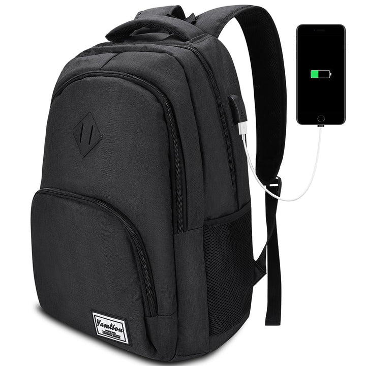 YAMTION Rucksack Herren und Damen,Schultasche Schulranze Schulrucksack Jungen Teenager Laptop Rucksa