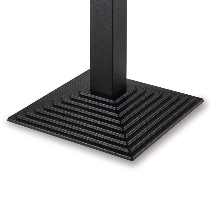 Bolero Gusseiserner quadratischer Tischfuss, schwarz, Abmessungen: 720(H)x 425(B)mm, Cafés Restauran