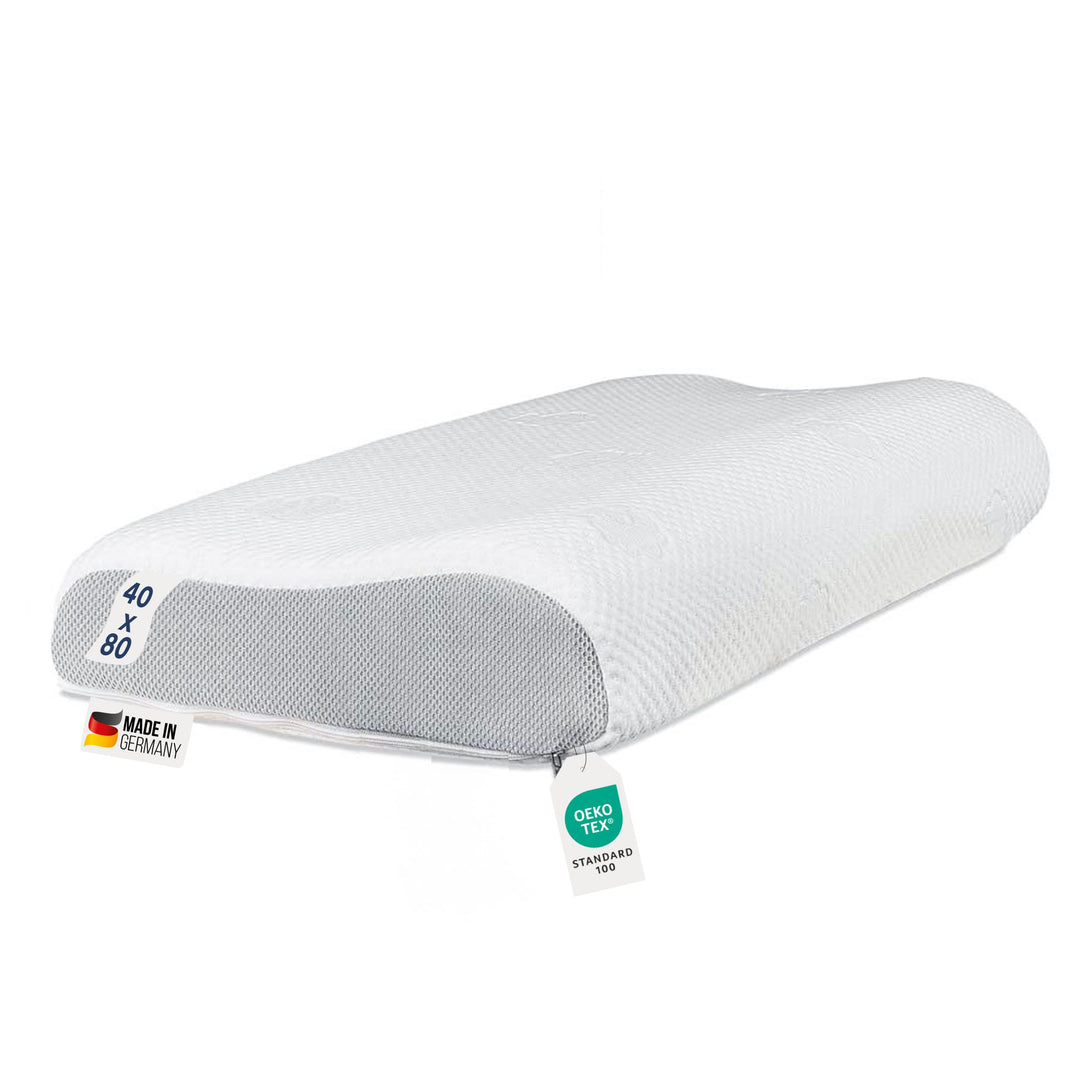 Dormabell das Original Cervical-Nackenstützkissen, KOSTENLOSE Tragetasche inklusive, Rascher GRATIS-