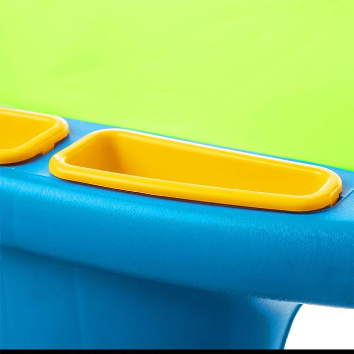 Kinder Picknickbank mit Tisch Polypropylen PP 89,5x84,5x48 cm Set für 4 Kinder ab 18 Monaten für Gar