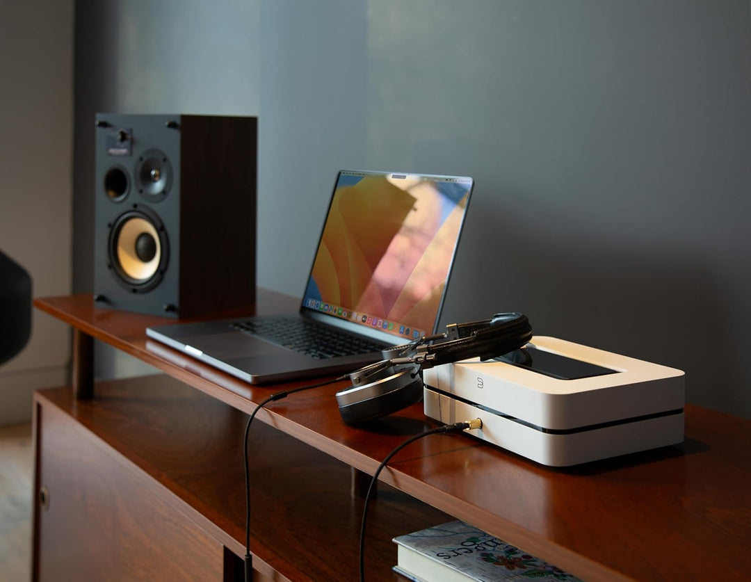Bluesound Powernode (2025) Kabelloser Multiroom-High-Resolution-Musik-Streaming-Verstärker 100 W x 2