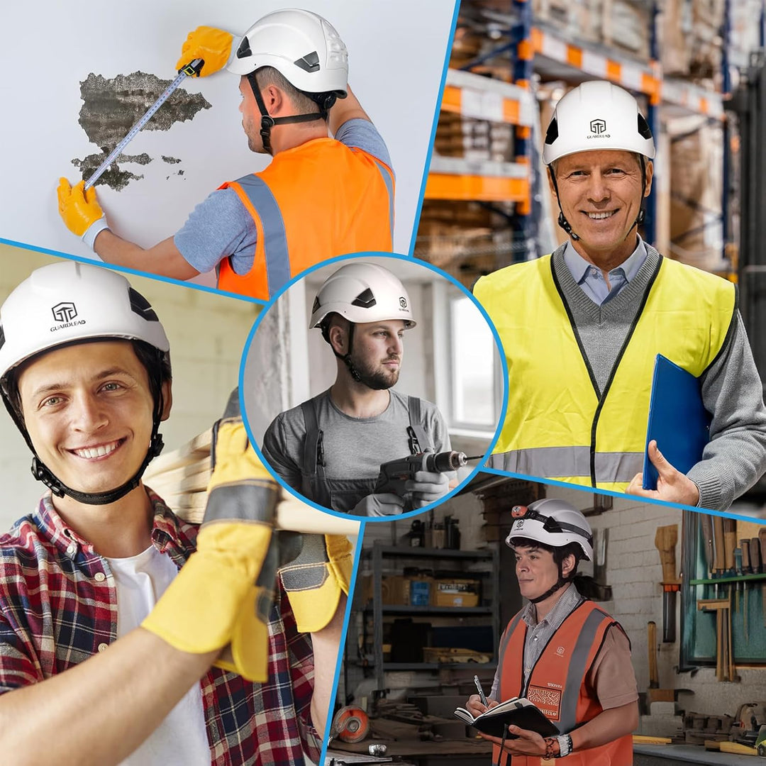 Schutzhelm belüftet, Sicherheitshelm bauhelm mit EN 397 Industriehelm, ANSI Z89.1 zugelassene Arbeit