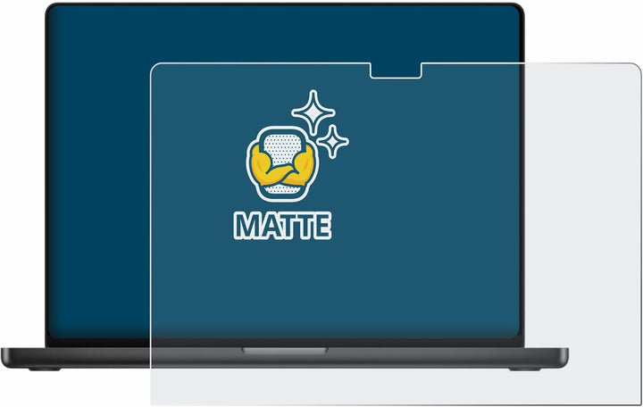 BROTECT Entspiegelungs-Schutzfolie für Apple MacBook Pro 16" 2024 M4 Matte Displayschutz-Folie, Anti