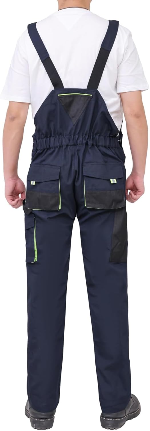 WORK IDEA Herren-Arbeitslatzhose mit Oxford-Knietaschen; strapazierfähige Leinwand Marine S, Marine