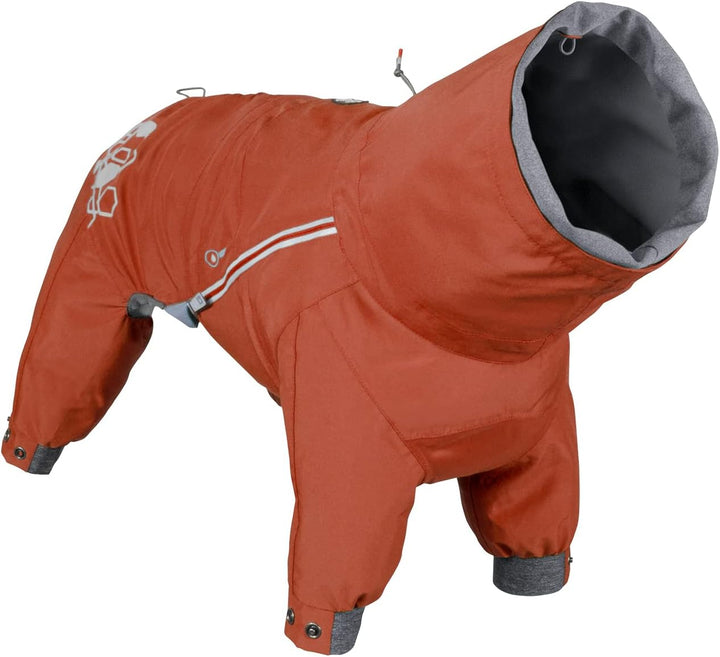Hurtta Mudventure Overall ECO, Hunderegenmantel, Wasserdicht, Cinnamon-Orange, 50M 50M Cinnamon, 50M